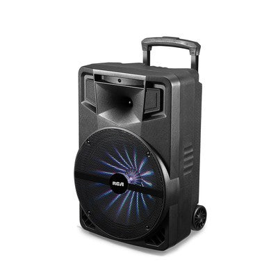 Parlante Rca Pwr3 Powerful Bass 20000W 10" X2 Woofer 60Hz A 20Khz Bluetooth 5.0 Usb Tf-Aux Tws Microfono Con Volumen Con