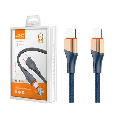 CABLE LDNIO LC632C 2M 65W TC-TC - CORDÓN GREY