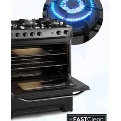 COCINA A GAS 30" 5 QUEMADORES + GRILL