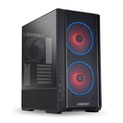 CASE GAMER LIAN LI LANCOOL 217 GENUINE WALNUT WOOD WITH 5 PRE-INSTALLED PWM FANS 2X170MM, 2X120MM & 1X140MM, FLEXIBLE PSU & CABLE INSTALLATION - BLACK (LAN217X) | SKU CS-LAN217B - CS - CS-LAN217B - LIAN-LI - 840353046597 - LAN217X