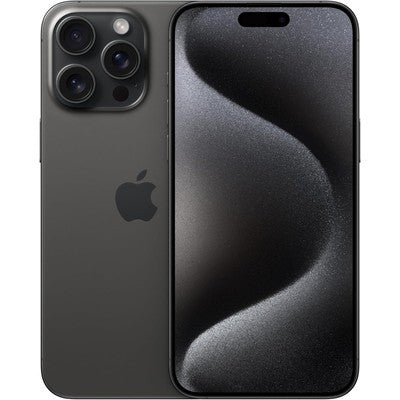 TELEFONO CELULAR APPLE IPHONE 15 PRO MAX 1TB (1000GB) US ESIM BLACK TITANIUM UNLOCKED (MIN. 80% BATTERY HEALTH) - OPEN BOX GRADE A – COBERTURA 6 MESES -