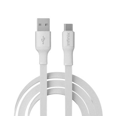CABLE INFINIX FLAT CABLE USB-A TO USB-C 1M - MODEL XDC23A - INFX-XDC23A-CL