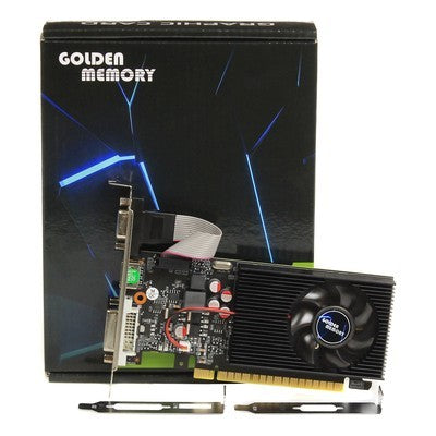 TARJETA DE VIDEO GOLDEN GEFORCE GT730 4GB DDR5 128 BITS HDMI, DVI Y VGA 5000 MHZ GARANTIA 12 MESES