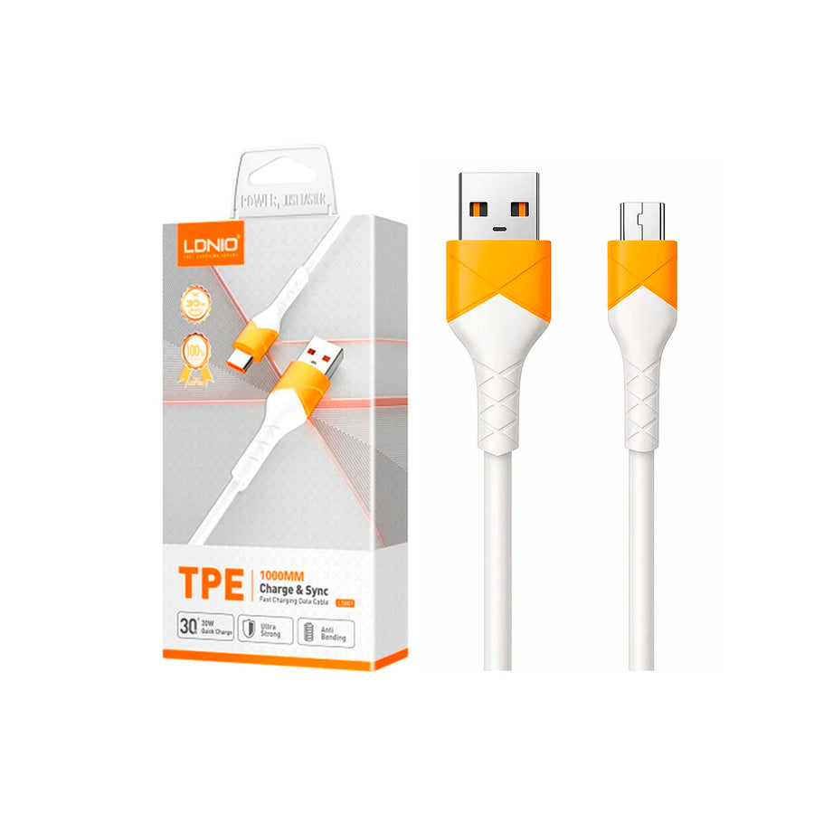 CABLE LDNIO LS801 1M 30W USB-V8