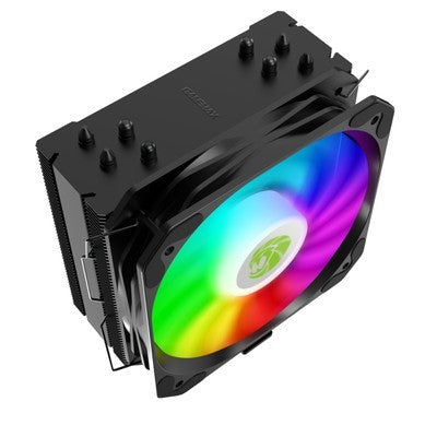 COOLER CPU GAMEMAX SIGMA 540 ARGB BK 130MM 4 TUBOS TERMICOS INTEL LGA 1700/1200/115X Y AMD AM4 AURA SYN 5V3PIN GARANTIA 12 MESES