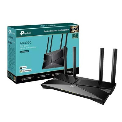 ROUTER TP-LINK ARCHER AX53 WIFI 6 AX3000 WIRELESS DUAL BAND BLACK