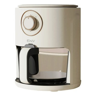 FREIDORA DE AIRE ENV AF2202 4.5L CONTROL DE PERILLA, TEMPERATURA 80°C A 200°C 110-120V 1200W BANDEJA DE VIDRIO 1HENV4580 BEIGE GARANTIA 12 MESES