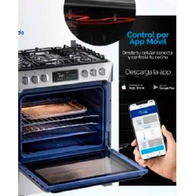 COCINA A GAS SMART 30" 5Q. + GRILL ELECTRICO