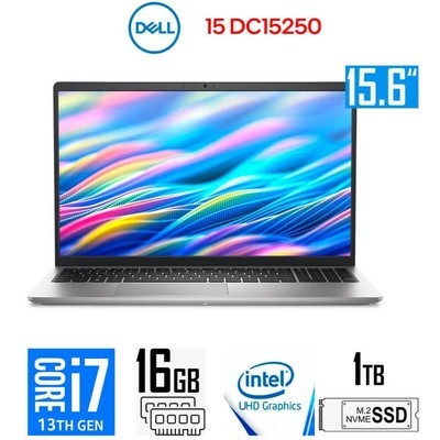 DELL DC15250 15.6” 120HZ FHD I7-1355U 16GB DDR5 1TB PCIE TECL. SP + NUM UBUNTU WIFI 6 SILVER RWCGN GARANTIA 12 MESES PINSOFT