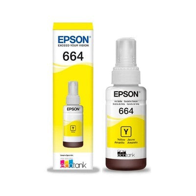 TINTA EPSON 664 70ML YELLOW IMPR L200 L110 L210 L350 L355 L555