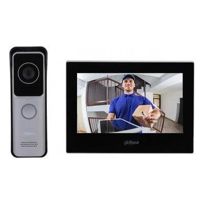 KIT VIDEOPORTERO IP/WIFI 7" + 1 PANTALLA IP/WIFI 7"