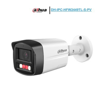 CÁMARA TUBO IP DISUASIÓN ACTIVA DUAL LIGHT AUDIO BIDIRECCIONAL 4MP