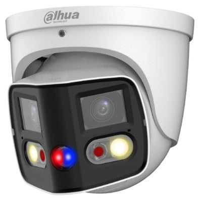 CÁMARA DE SEGURIDAD DOMO IP DUO SPLICING 180° TIOC CON AUDIO 8MP
