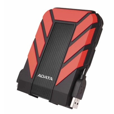 DISCO DURO EXTERNO ADATA 2TB HD710 USB 3.0 ANTISHOCK WATERRESIST ROJO