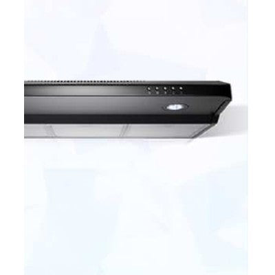 CAMPANA EXTRACTORA 75CM NEGRO 134W