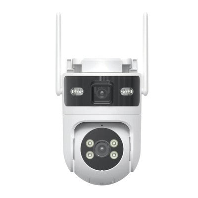 CAMARA DE SEGURIDAD ENV PRO 4 350° EXT. DOBLE LENTE 8MP (4+4) 350° IP66 IR 10M MICROSD 128GB AUDIO BIDIRECCIONAL APP TUYA SMART COMPATIBLE ALEXA/GOOGLE 1GENV513 GARANTIA 12 MESES