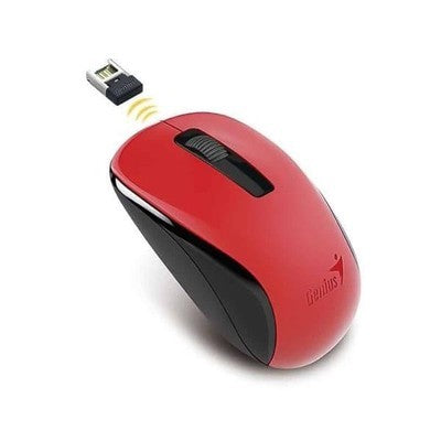 MOUSE GENIUS NX-7005 ROJO 2.4GHZ 3 BOT. DPI 1200 BLUEEYE INCL PILA AA GARANTIA 12 MESES