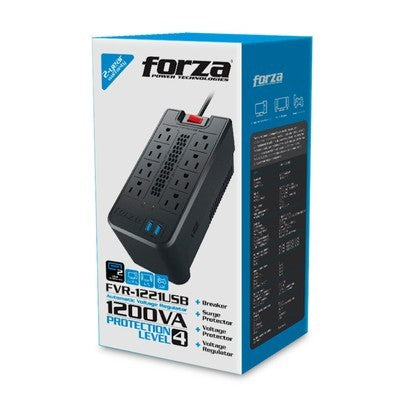 REGULADOR AUTOMATICO DE VOLTAJE FVR-1221USB