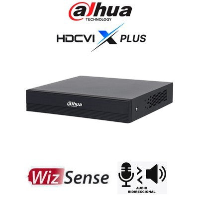XVR DAHUA GRABADOR DE VÍDEO DIGITAL WIZSENSE DE 4 CANALES, PENTABRIDA 5M-N/1080P, COOPER, 1U, 1SSD, 1TB