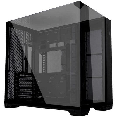 CASE GAMER LIAN LI O11VISION COMPACT BLACK / STEEL / TEMPERED GLASS ATX MID TOWER COMPUTER CASE, BACK CONNECT SUPPORT - O11VPX - CS - LIAN-LI - O11VPX