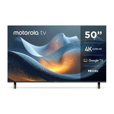 SMART TV MOTOROLA 50" UHD GOOGLE TV DOLBY AUDIO 50MNUHD GARANTIA 24 MESES