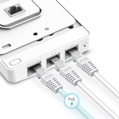 ACCESS POINT TPLINK EAP235-WALL AC1200 WIFI5 ALIMENTACION POE 3 PUERTOS GIGABIT ETHERNET – EAP235-WALL