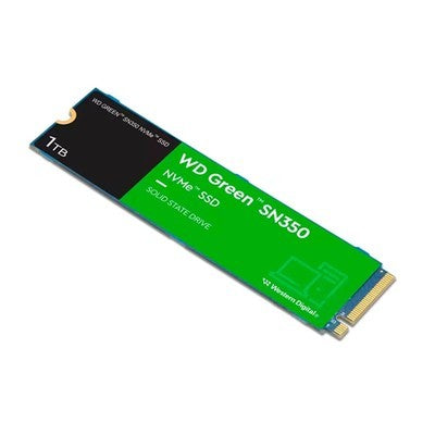 SSD 1TB WD GREEN SN350 M.2 2280 NVME PCIE GEN3 2400MB/S, 1850MB/S WDS100T2G0C GARANTIA 12 MESES