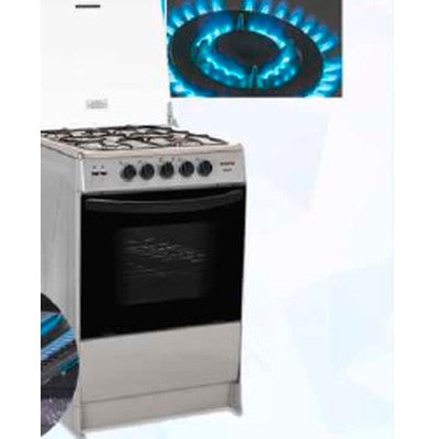 COCINA A GAS 24" 4 QUEMADORES + GRILL