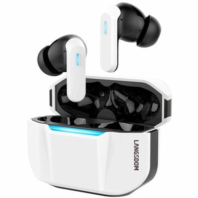 AUDIFONO INALAMBRICO LANGSDOM TG16 BLUETOOTH 6.0V (CHIPSET: BLUETRUM AB5636E) 26 HORAS DE USO - COLOR BLANCO - ANC CANCELACION DE RUIDO - ZETA/TG16 UPC 6948541722545