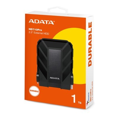 DISCO DURO EXTERNO 1TB SATA ADATA 2.5" HD710 USB 3.0 USB3.1, IP68, AGUA, POLVO, MIL-STD-810G 516.6 GOLPES - HD710P-1TU 31-CB