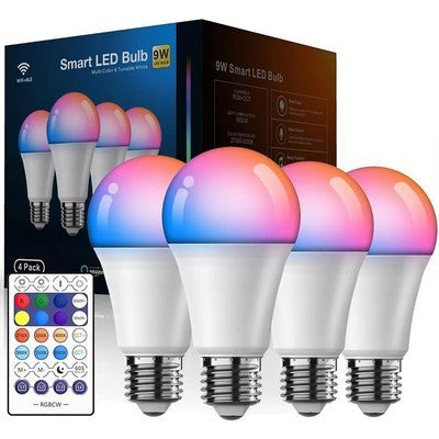 FOCO BOMBILLO INTELIGENTE AMAZON 9W 800 LUMENES MULTICOLOR WIFI 2.4GHZ 120 VAC VIDA UTIL 15000 H - B0CG5VDC8P