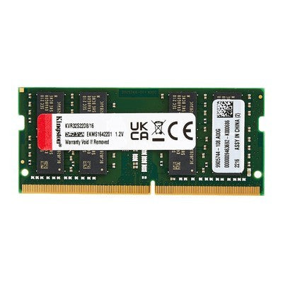 MEMORIA RAM DDR4 SO-DIMM 16GB PC3200 KINGSTON LAPTOP KVR32S22S8/16