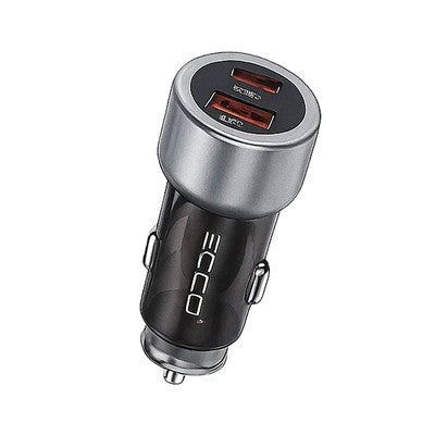 CARGADOR VEH. ECCO EC-135 38W - 2P PD + USB + CAB USB-IPH