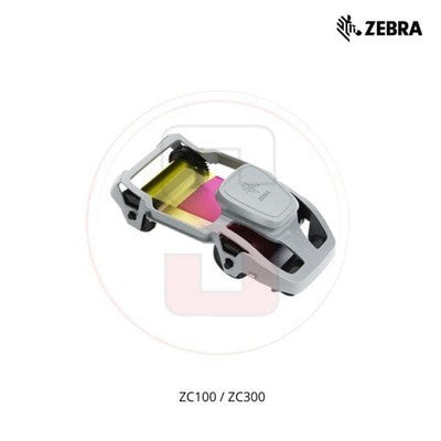 CINTA ZEBRA RIBBON, COLOR-YMCKO, 58MMX99M(228INX324FT), 200 IMAGES, ZC300, ZC100/ZC300, LA – 800300-350LA