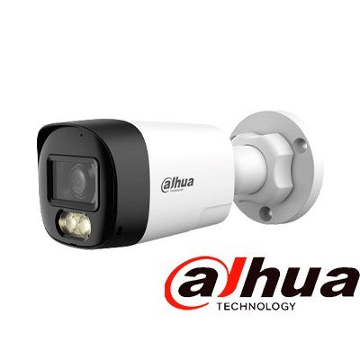 CÁMARA DE SEGURIDAD FULL COLOR DUAL LIGHT AUDIO DOBLE VÍA 2MP (BULLET)