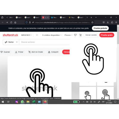MONITOR TÁCTIL POR INFRARROJOS DE 22" PANTALLA TÁCTIL INTUITIVA DE 10