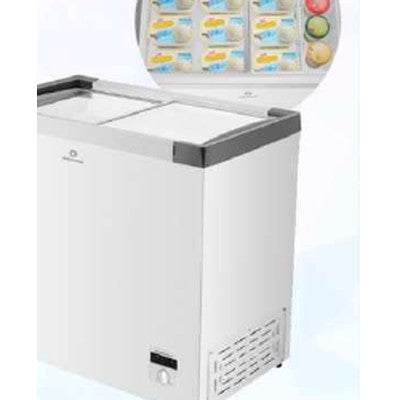 CONGELADOR DUAL TAPA VIDRIO 204 LITROS