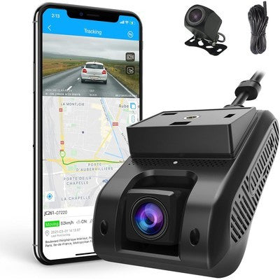 CAMARA DE SEGURIDAD FRONTAL Y TRASERA + 4G SIM G3