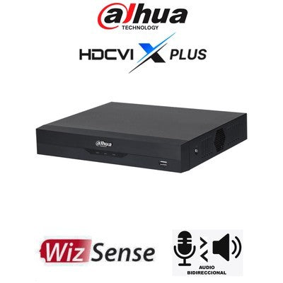XVR DAHUA GRABADOR DE VÍDEO DIGITAL WIZSENSE COMPACTO DE 8 CANALES DH-XVR5108HS-4KL-I3