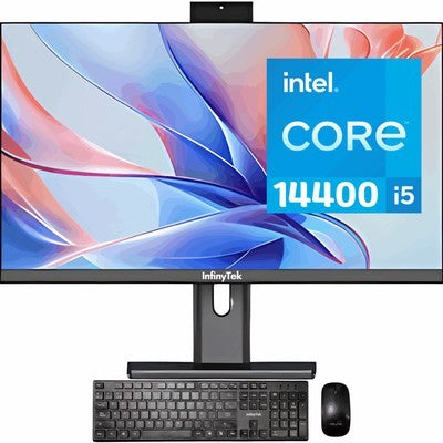 AIO COMPUTADOR TODO EN UNO INFINYTEK GENESIS 5 243AIOPC INTEL CORE I5-13400 (13VA) - RAM 16GB SSD 1TB M.2 FREEDOS PANTALLA 24"  TECLADO + MOUSE INALAMBRICO ESPAÑOL DAÑO ESTETICO PANTALLA LIQUIDACION