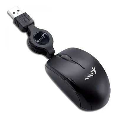 MOUSE GENIUS MICRO TRAVELER NEGRO 1200 DPI 3 BOT. USB GARANTIA 12 MESES