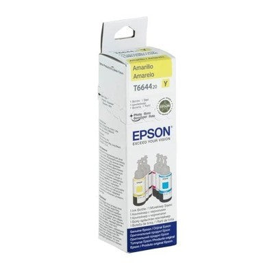 TINTA EPSON T664420 YELLOWL L110 / L120 / L121 / L200 / L210 / L220 / L300 / L310 / L350 / L355 / L365 / L375 / L380 / L395 / L396 / L455 / L475 / L495 / L555 / L565 / L575 / L1300 70ML