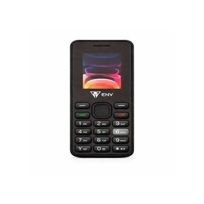 ENV PIXEL 2G DUAL SIM 1.8" LCD NEGRO CAM MP3 / MP4 BAT. LARGA DURACION, RADIO FM 1CENV153 INCL AUDIFONOS ENV PODS 1BENV9509 GARANTIA 3 MESES