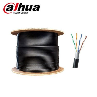 CABLE UTP CAT 6E EXTERIOR NEGRO