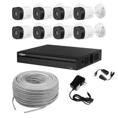 KIT TIOC 8 CAMARAS/AUDIO 1080P