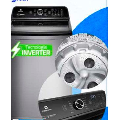 LAVADORA AUTOMÁTICA DIGITAL 24KG 53 LIBRAS TITANIUM