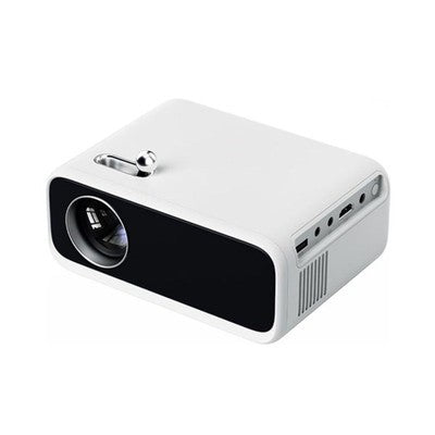 PROYECTOR WANBO BY XIAOMI MINI PRO LED 720P 250 ANSI RAM 1GB + 8GB 3W VIDA UTIL LENTE 20000 HORAS HDMI* 1 USB*1 3.5MM*1 110V DIMENSIONES 16.5*12.3*8.7 PULGADAS WHITE - 6970885350405
