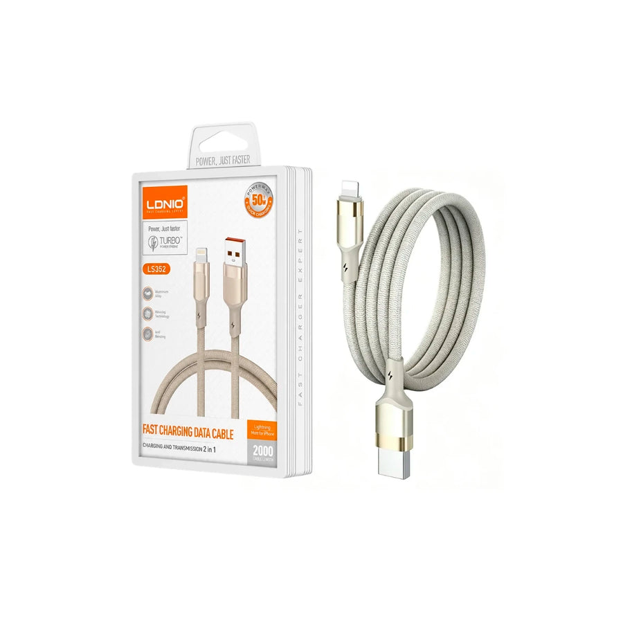 CABLE LDNIO LS352 2M 50W USB-IPH