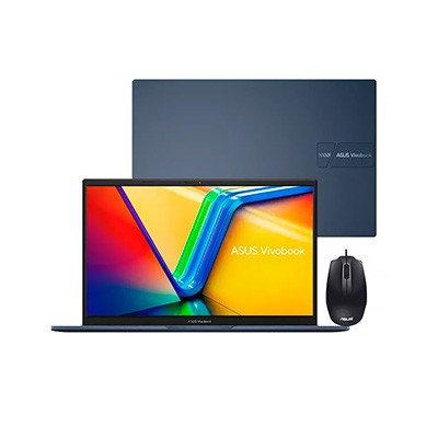 ASUS VB 15.6” FHD CORE 5-120U 8GB DDR4 (HASTA 24GB) 512GB PCIE TECL. SP + NUM FREEDOS X1504VA-NJ4043 BLUE INCL. MOUSE GARANTIA 12 MESES