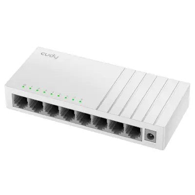 SWITCH CUDY 8 PUERTOS PLASTICO 10/100